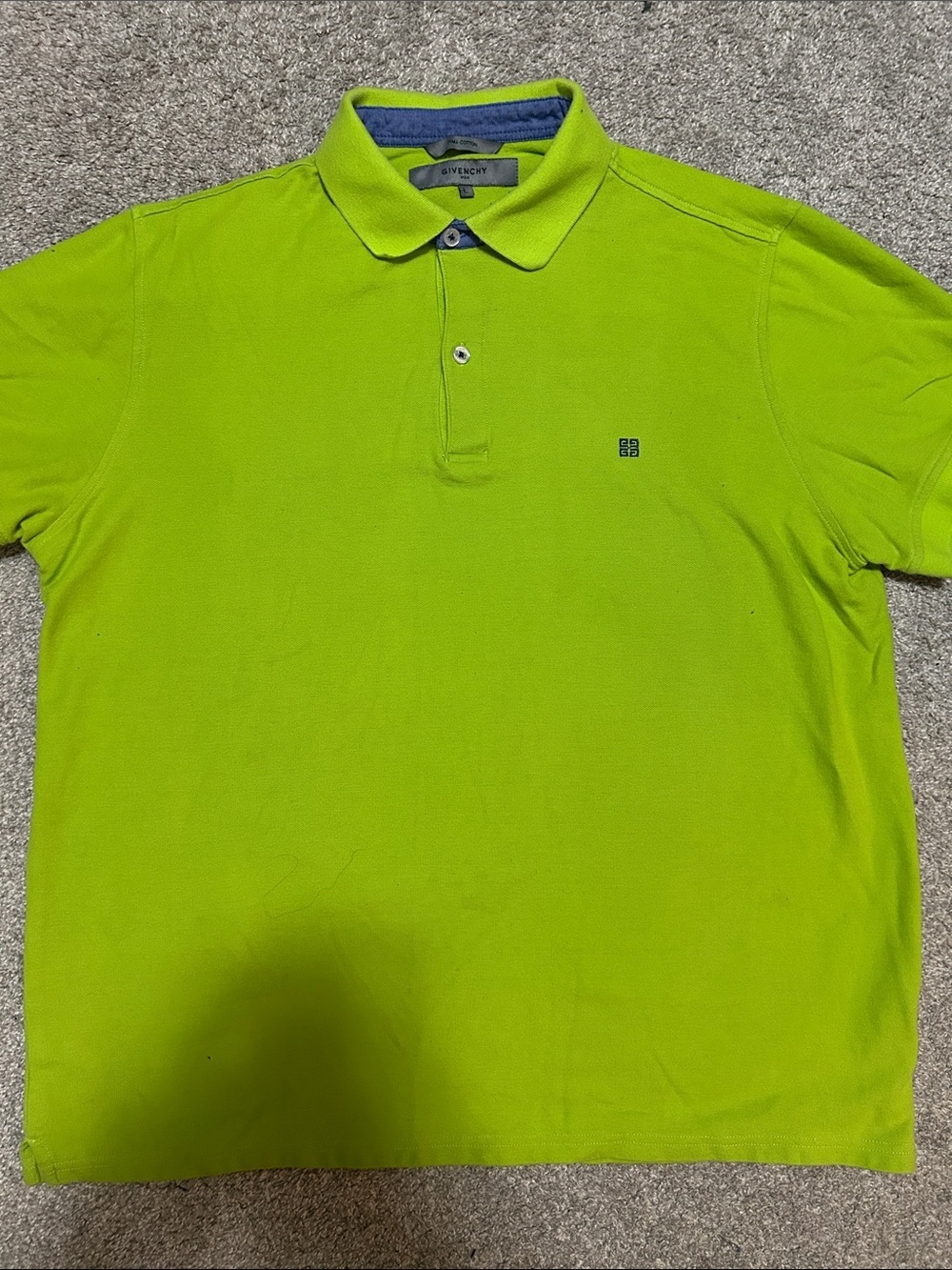 Y2K Givenchy Men’s Classic Green Logo Polo